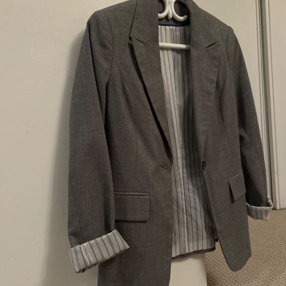 Grey fitted blazer - Picture 2 of 2